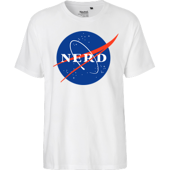 NASA - NERD Fairtrade T-Shirt - white