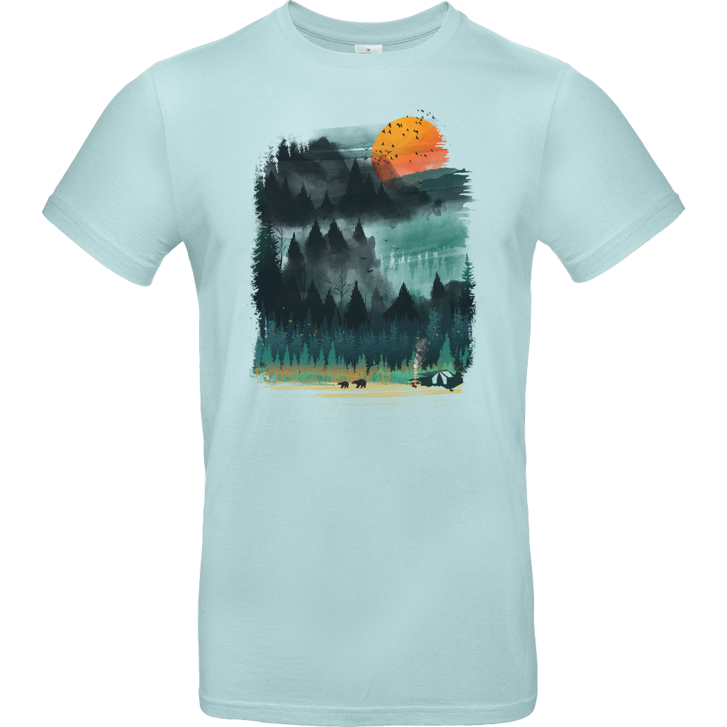 Dandingeroz National Park T-Shirt B&C EXACT 190 - Mint
