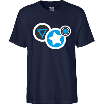 NerdStar - Logo Fairtrade T-Shirt - navy