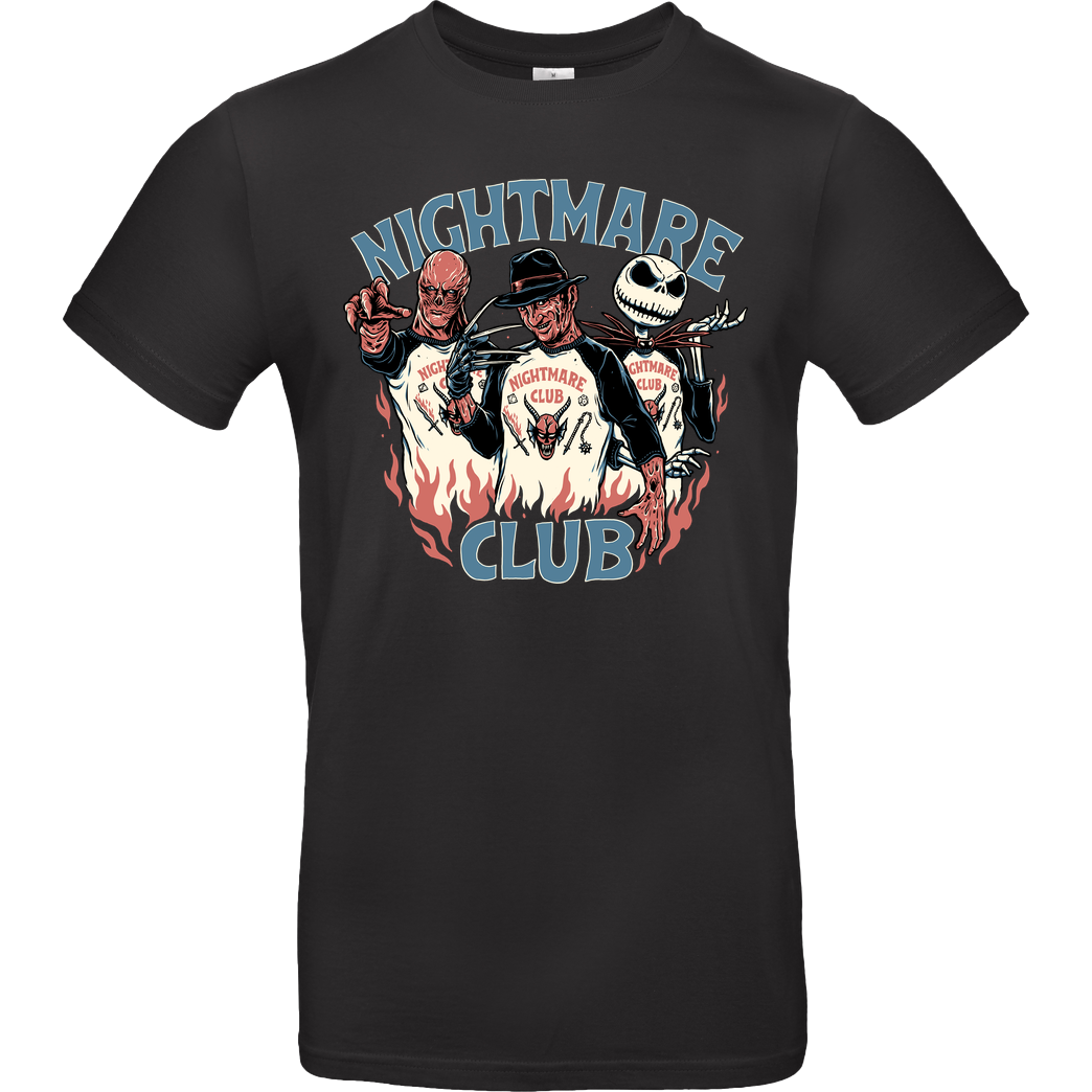 Momma Gorilla Nightmare Club T-Shirt B&C EXACT 190 - Black