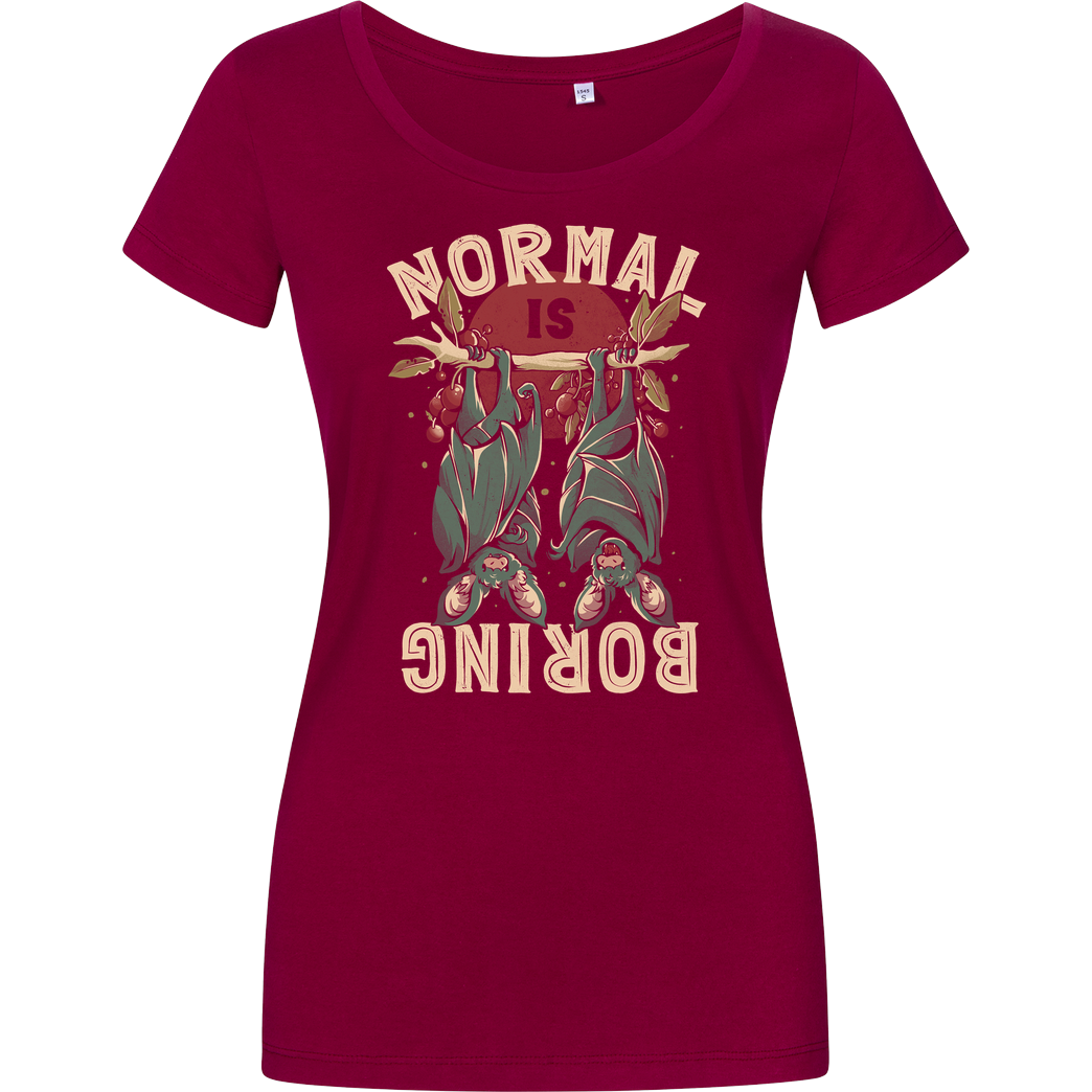 EduEly Normal is Boring T-Shirt Girlshirt berry