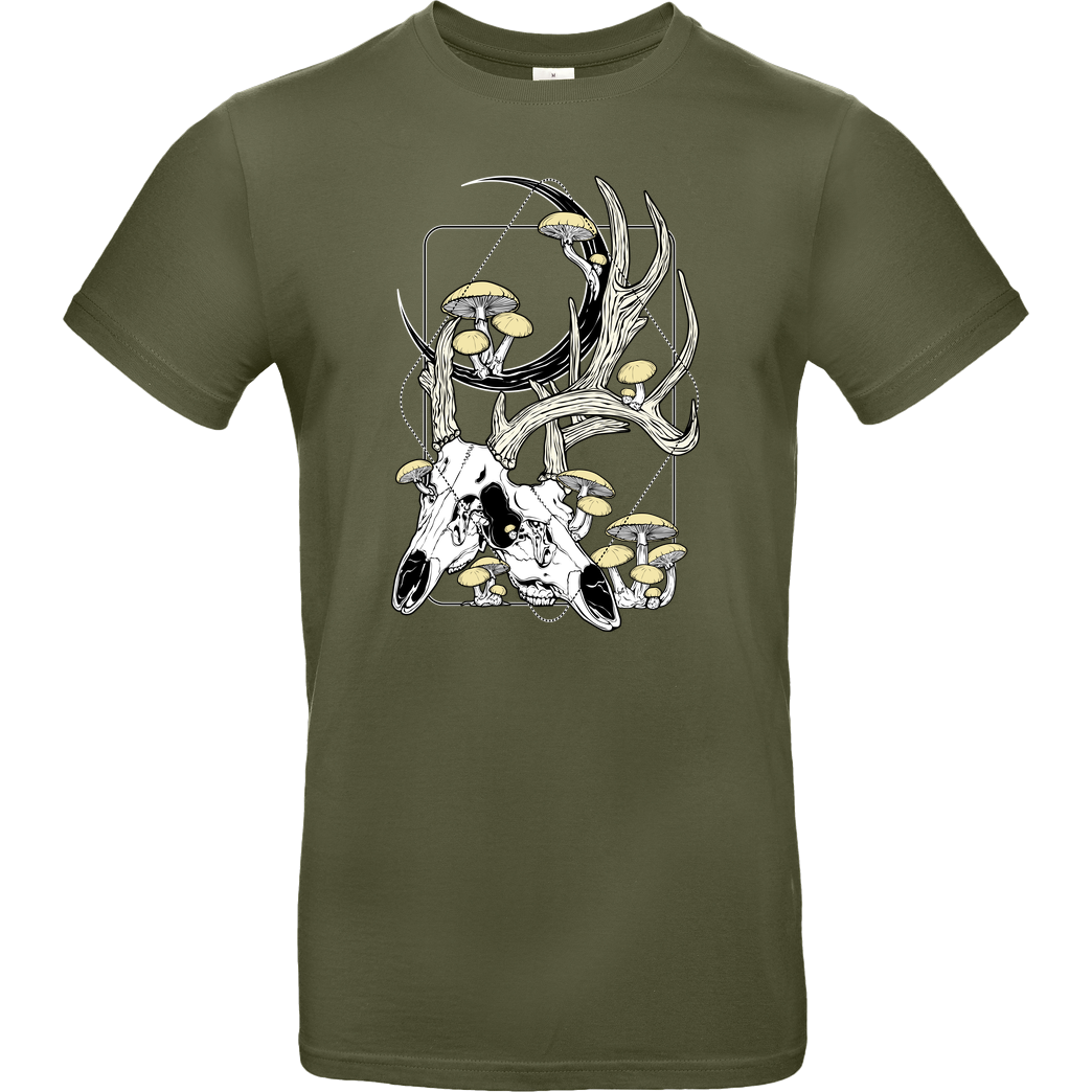 vonKowen Oh Deer! T-Shirt B&C EXACT 190 - Khaki