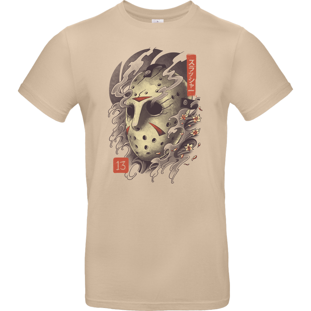 Vincent Trinidad Oni Jason Mask T-Shirt B&C EXACT 190 - Sand