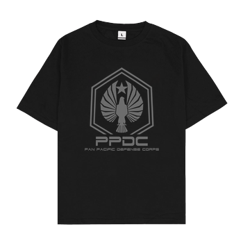 Pan Pacific Defense Corpse Oversize T-Shirt - Black
