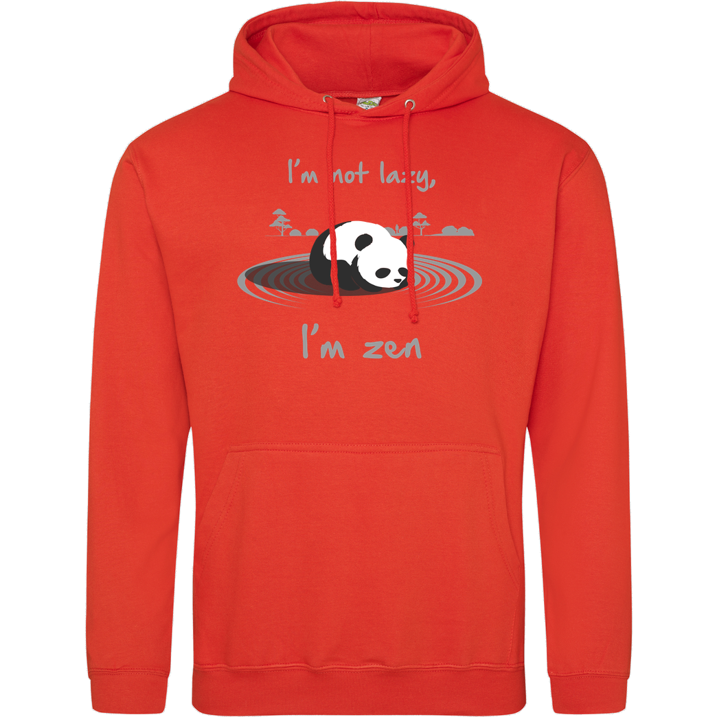 Sebasebi Panda zen Sweatshirt JH Hoodie - Orange