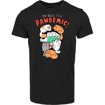 PAWdemic House Brand T-Shirt - Black