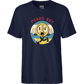 Peace Maker Fairtrade T-Shirt - navy