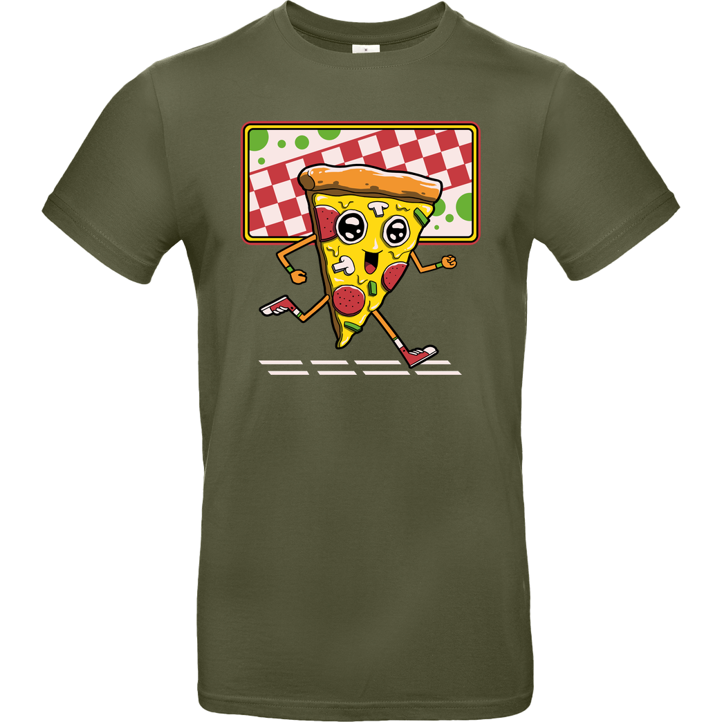Vincent Trinidad Pizza Run T-Shirt B&C EXACT 190 - Khaki