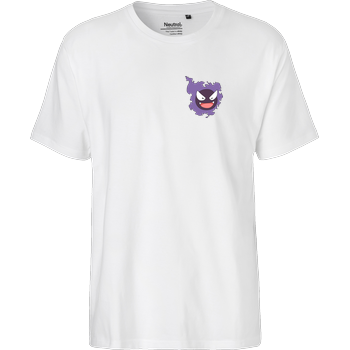 Pocket Monster #092 - Ghost Fairtrade T-Shirt - white