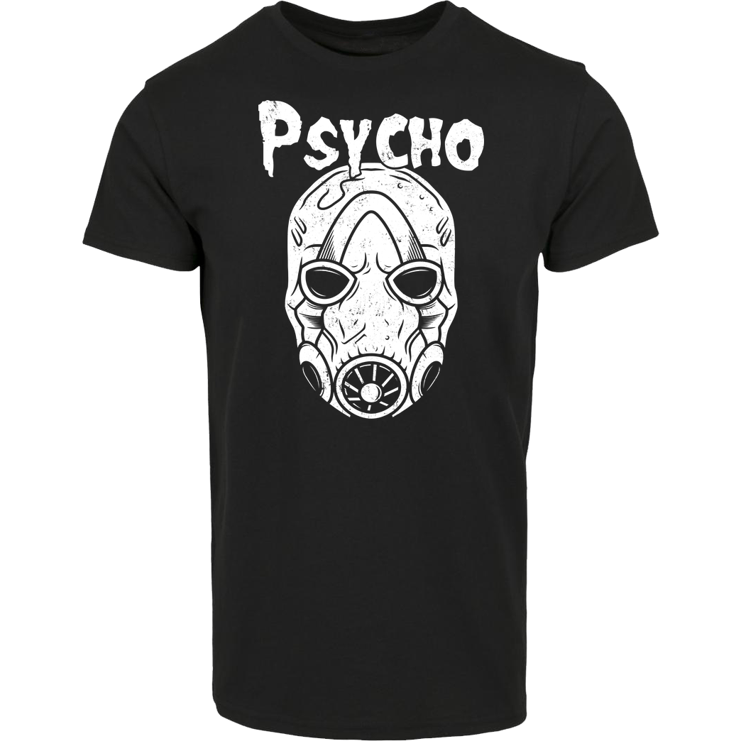 AlundrART Psycho T-Shirt House Brand T-Shirt - Black