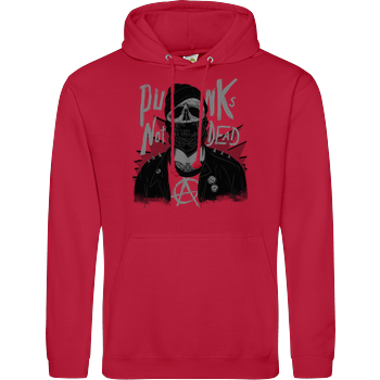 Punk's not Dead! JH Hoodie - red