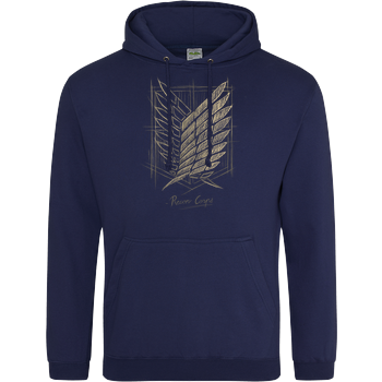 Recon Corps Sketch JH Hoodie - Navy