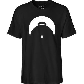 Retro Rocket Fairtrade T-Shirt - black