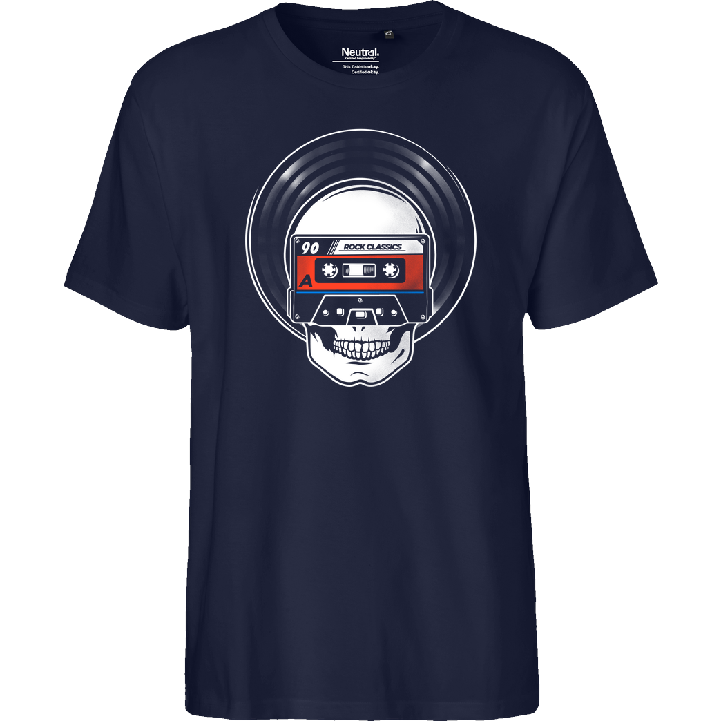 Eoli Studio Rock Classics T-Shirt Fairtrade T-Shirt - navy
