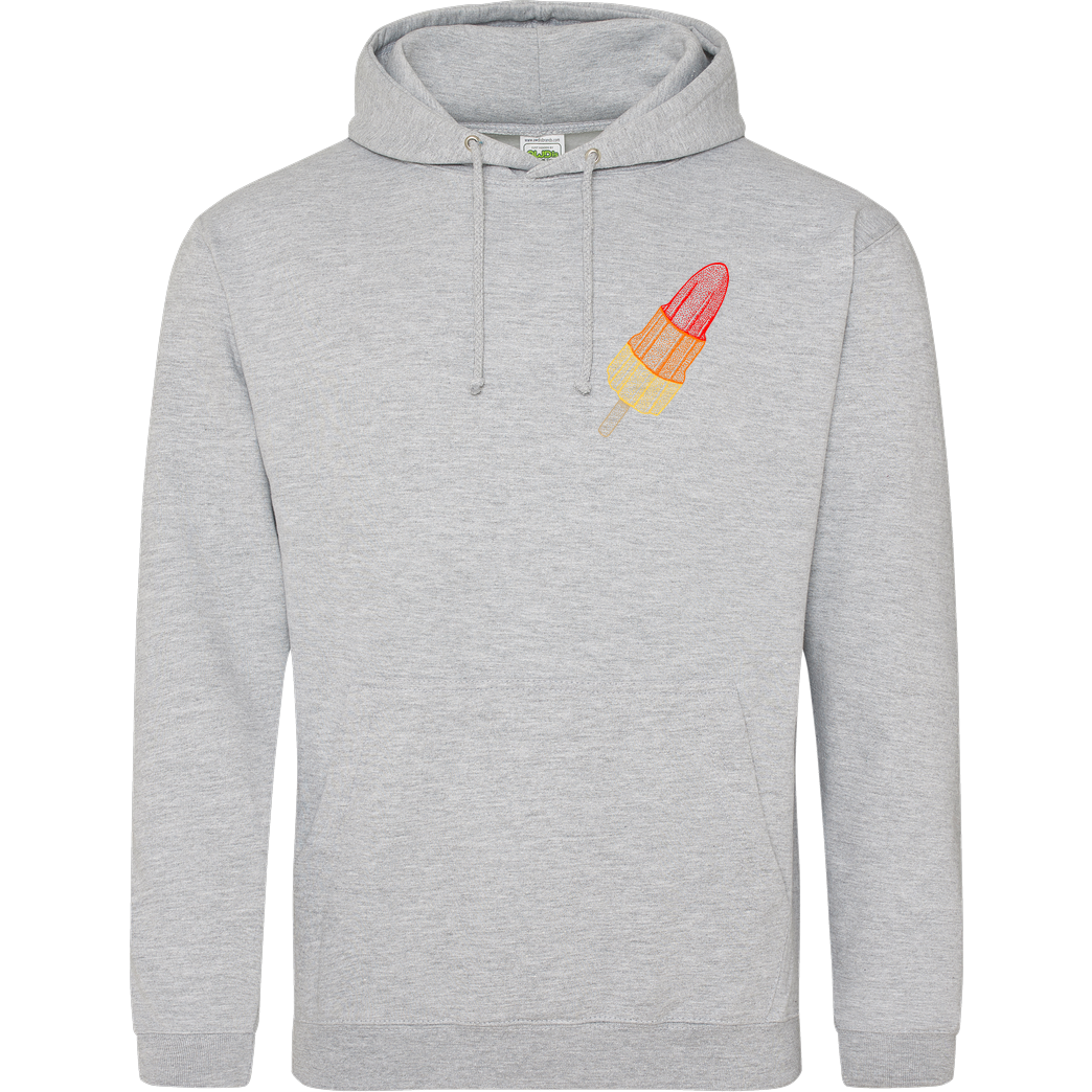 Geek Revolution Rocket Ice Sweatshirt JH Hoodie - Heather Grey