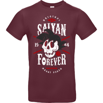 Saiyan Forever B&C EXACT 190 - Burgundy
