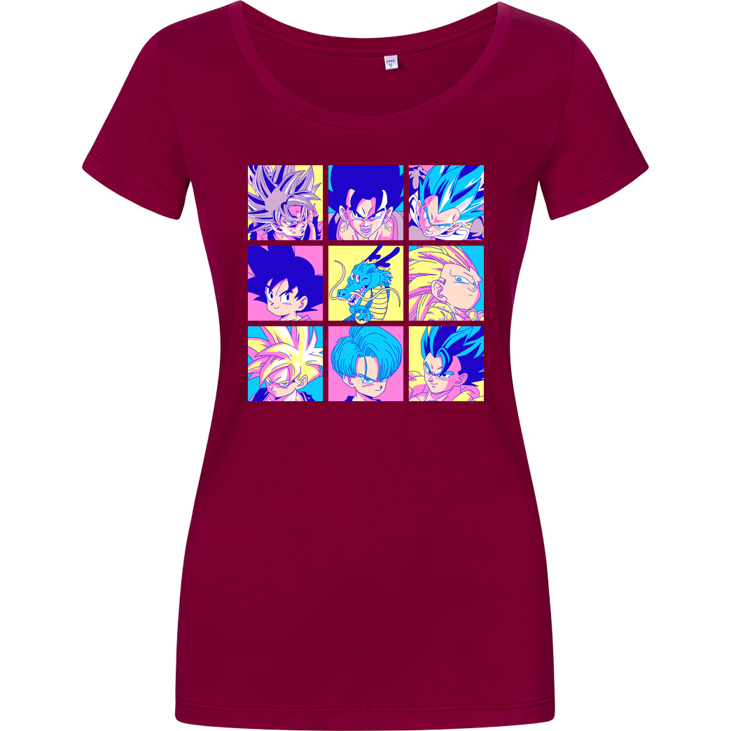 Jelly Pixels Saiyans T-Shirt Girlshirt berry