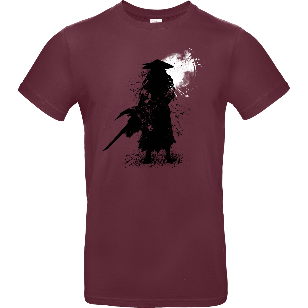 Forestore Samurai and Ninja T-Shirt B&C EXACT 190 - Burgundy