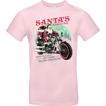 Santa's Midnight Ride B&C EXACT 190 - Light Pink
