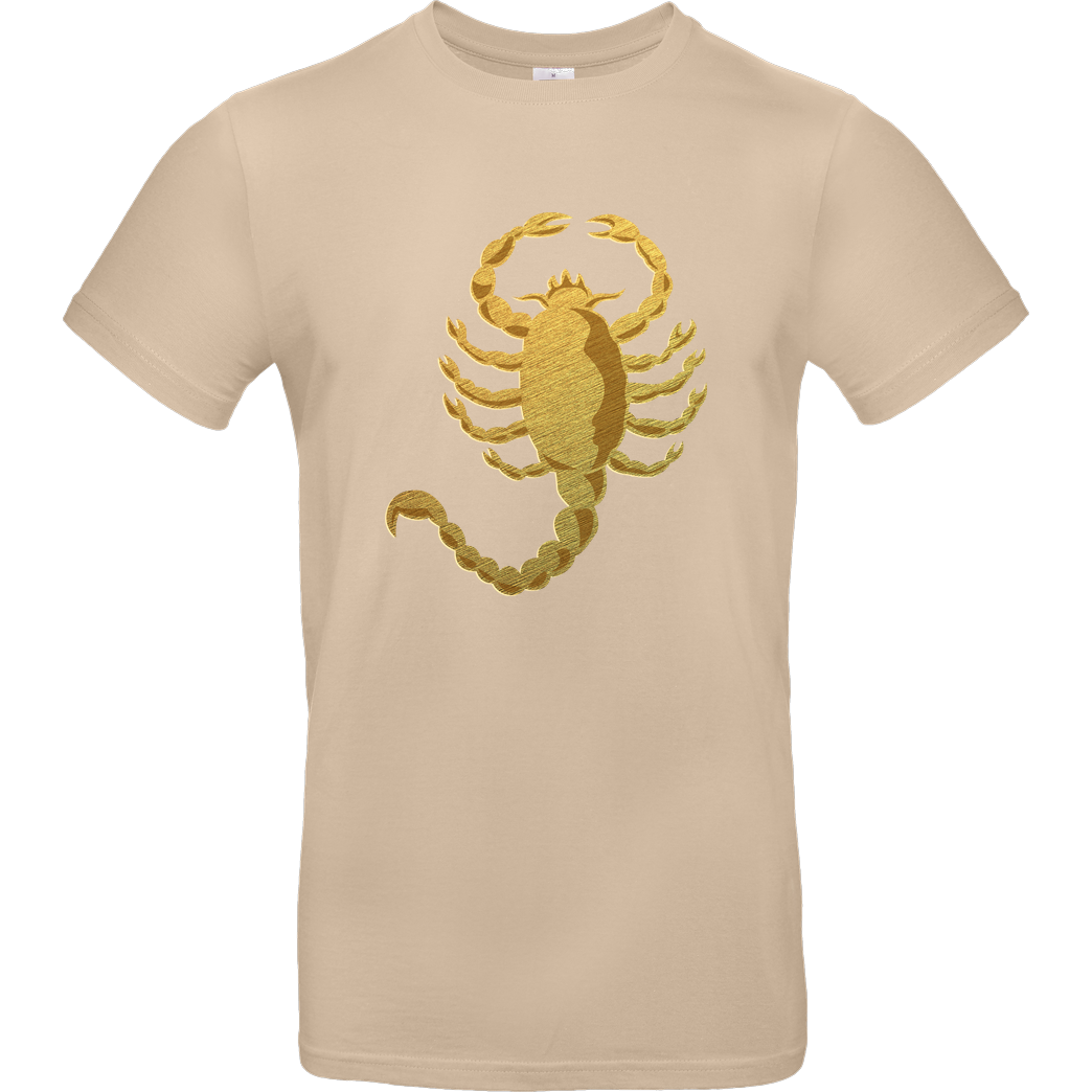 Mindsparkcreative Scorpion T-Shirt B&C EXACT 190 - Sand
