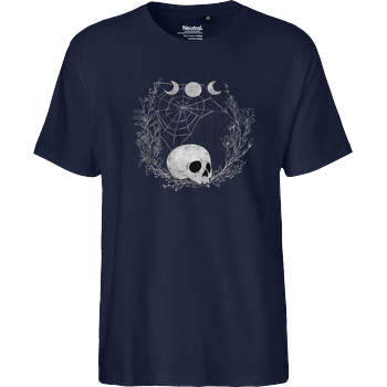 Skull love Fairtrade T-Shirt - navy