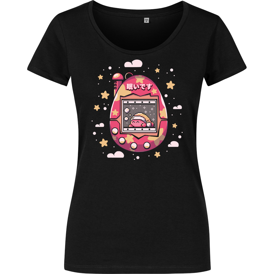Ilustrata Sleep Mode T-Shirt Girlshirt schwarz