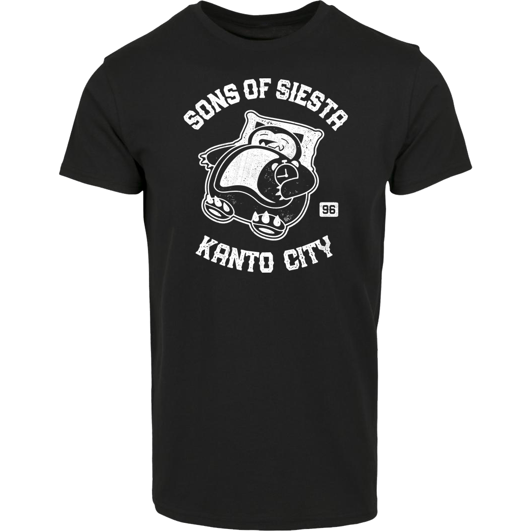 Logozaste Sons Of Siesta T-Shirt House Brand T-Shirt - Black