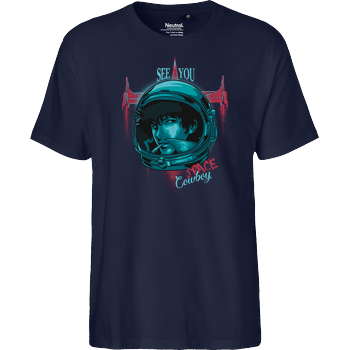 Space Cowboy Fairtrade T-Shirt - navy