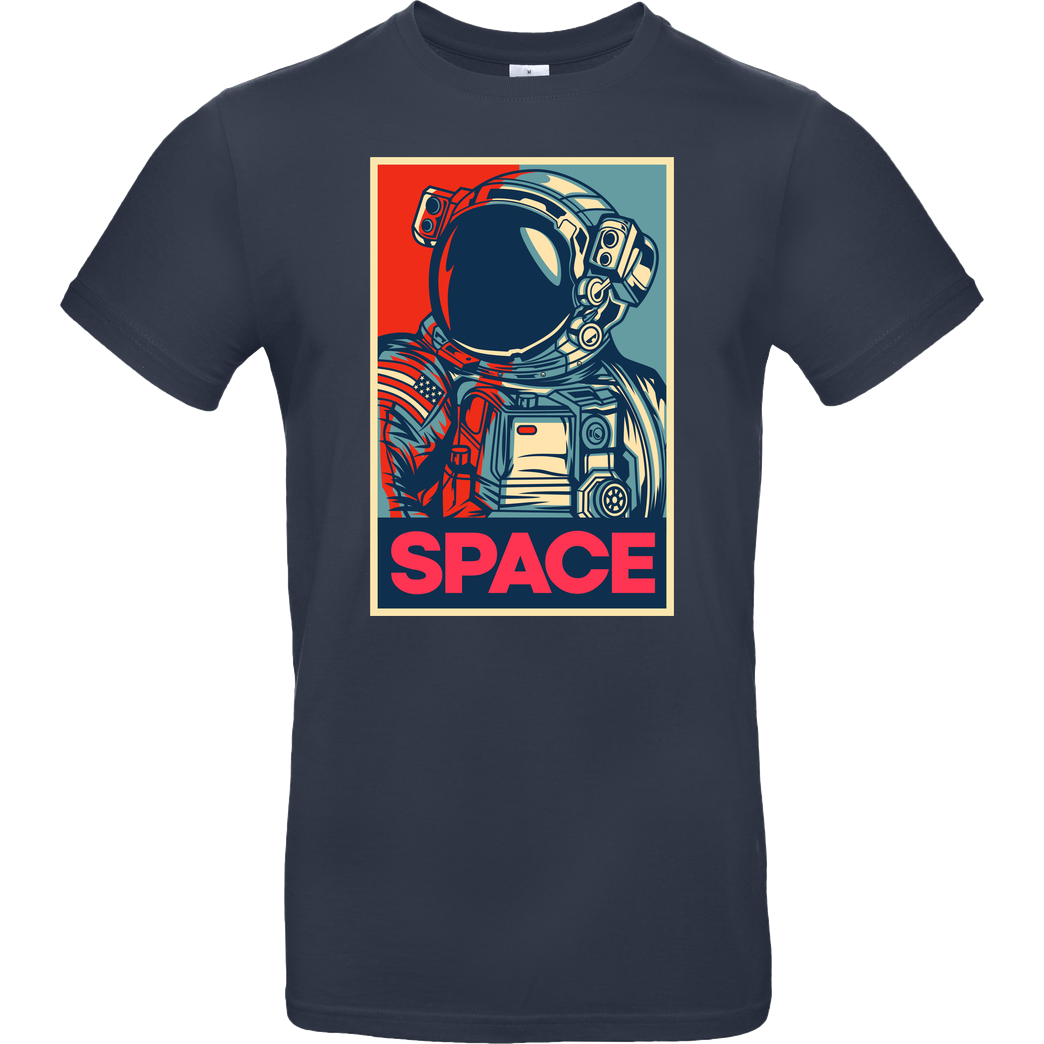 Jonz Space Hope T-Shirt B&C EXACT 190 - Navy