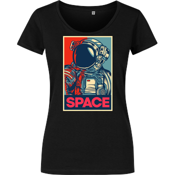 Space Hope Girlshirt schwarz