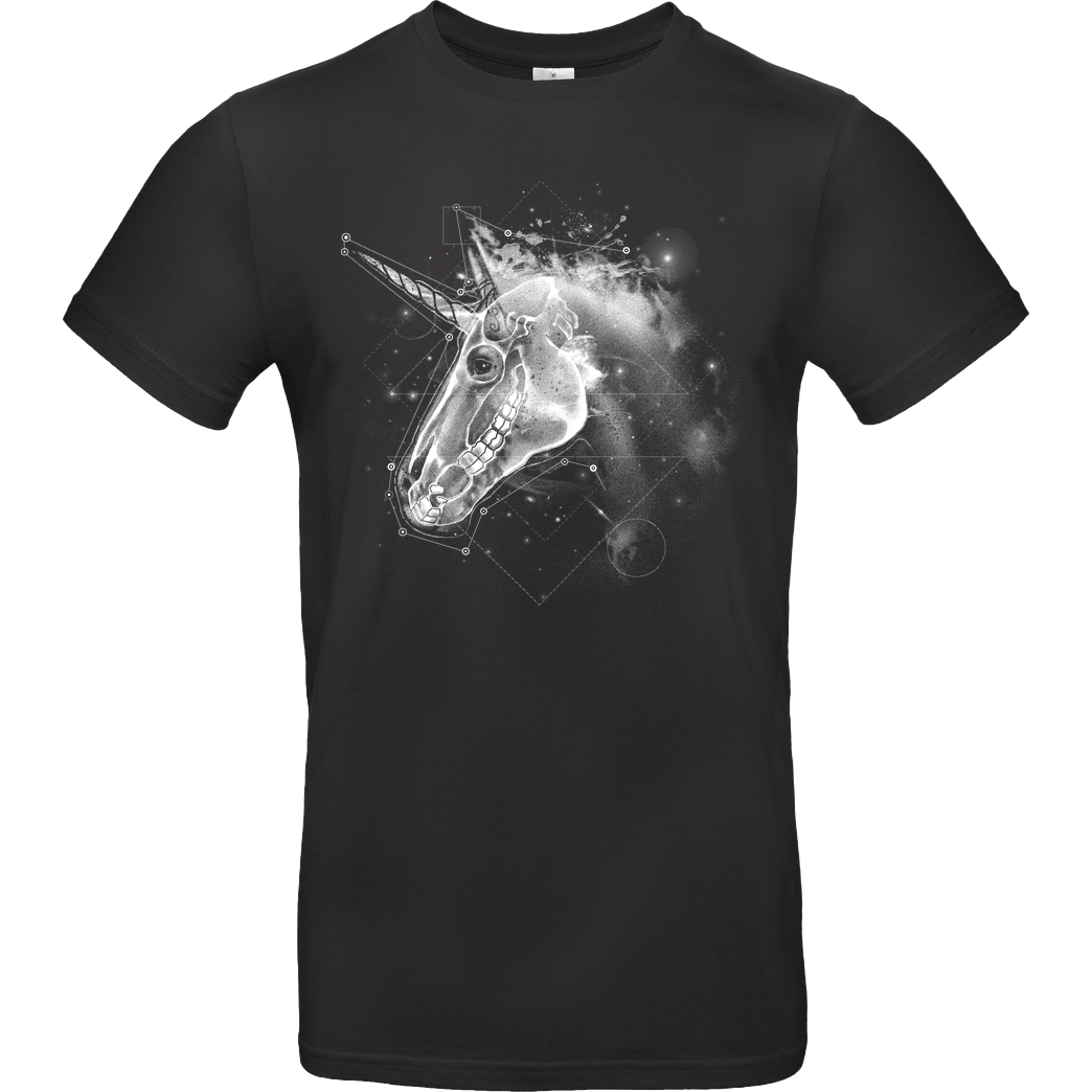 Rico Mambo Space Unicorn color T-Shirt B&C EXACT 190 - Black