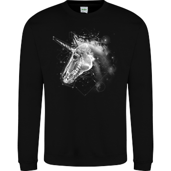 Space Unicorn color JH Sweatshirt - Schwarz