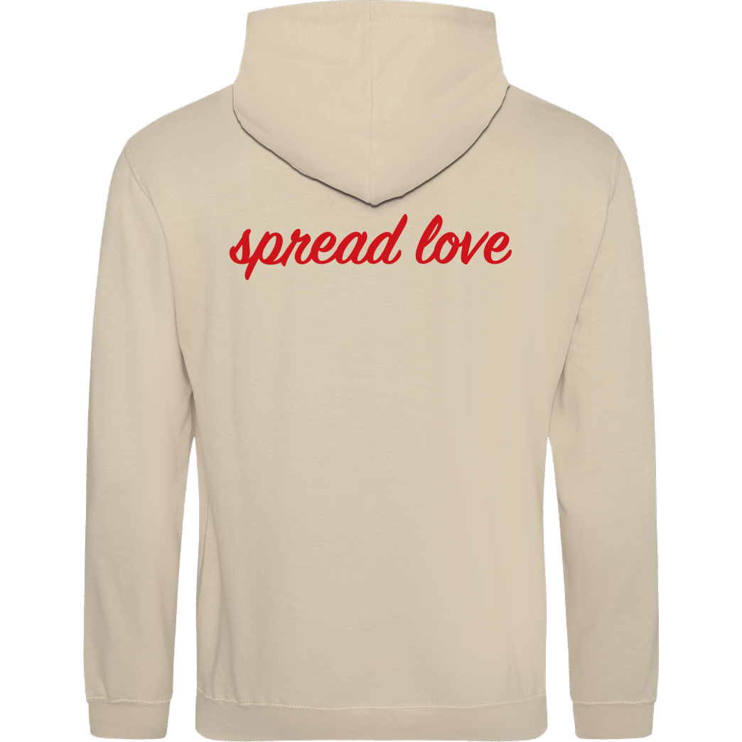 Geek Revolution Spread Love Sweatshirt JH Hoodie - Sand