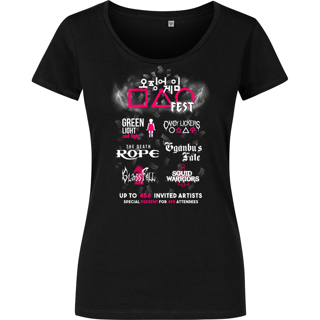 BlancaVidal Squid Fest T-Shirt Girlshirt schwarz
