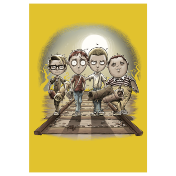 Stand By Me Art Print yellow