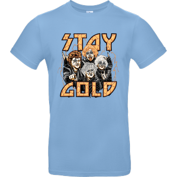 STAY GOLD B&C EXACT 190 - Sky Blue
