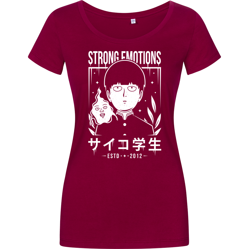 AlundrART Strong Emotions T-Shirt Girlshirt berry