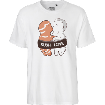Sushi Love Fairtrade T-Shirt - white