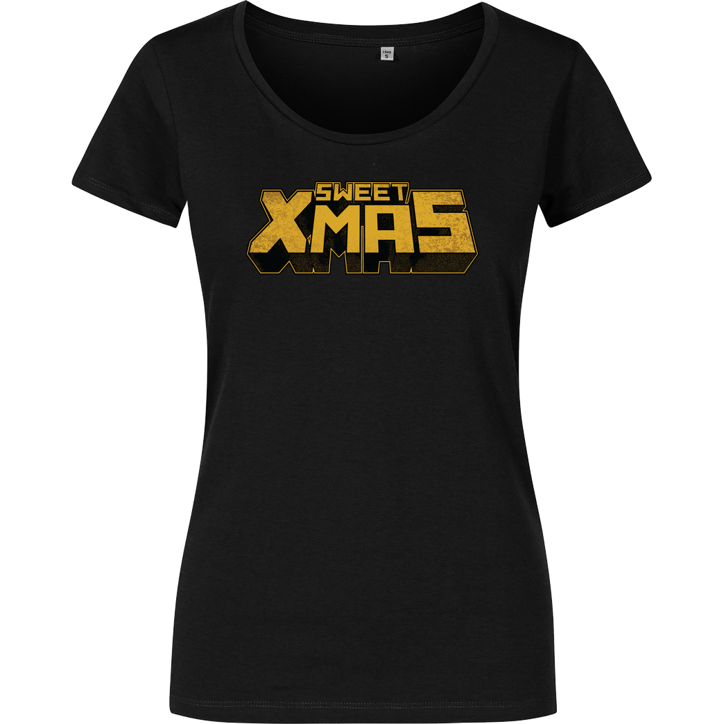 DCLawrence Sweet Xmas T-Shirt Girlshirt schwarz