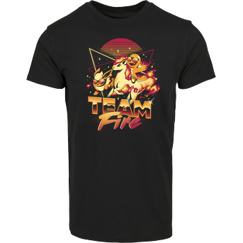 Team Fire House Brand T-Shirt - Black