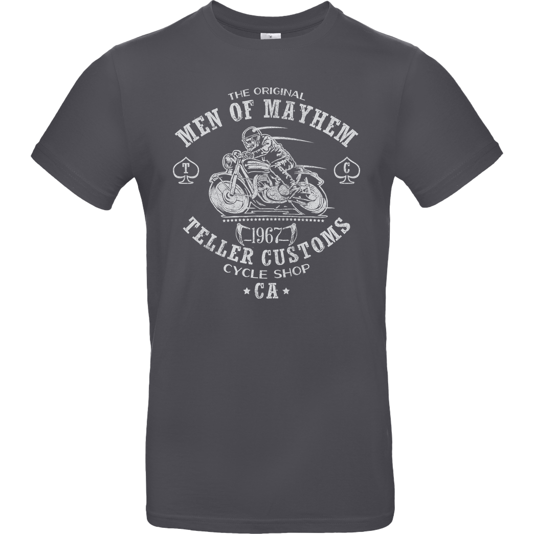 CoD Designs Teller customs T-Shirt B&C EXACT 190 - Dark Grey