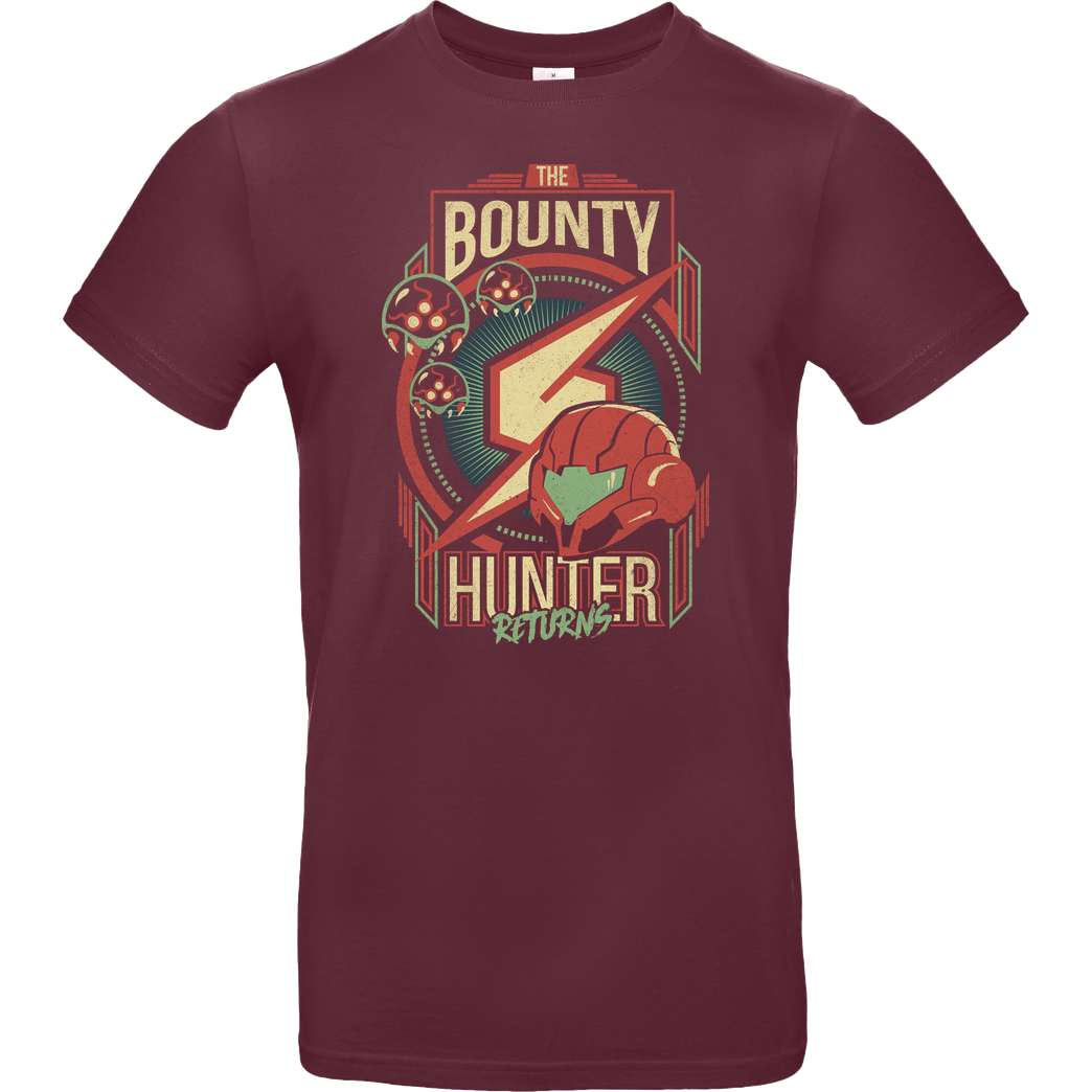 Ursula Lopez The Bounty Hunter returns T-Shirt B&C EXACT 190 - Burgundy