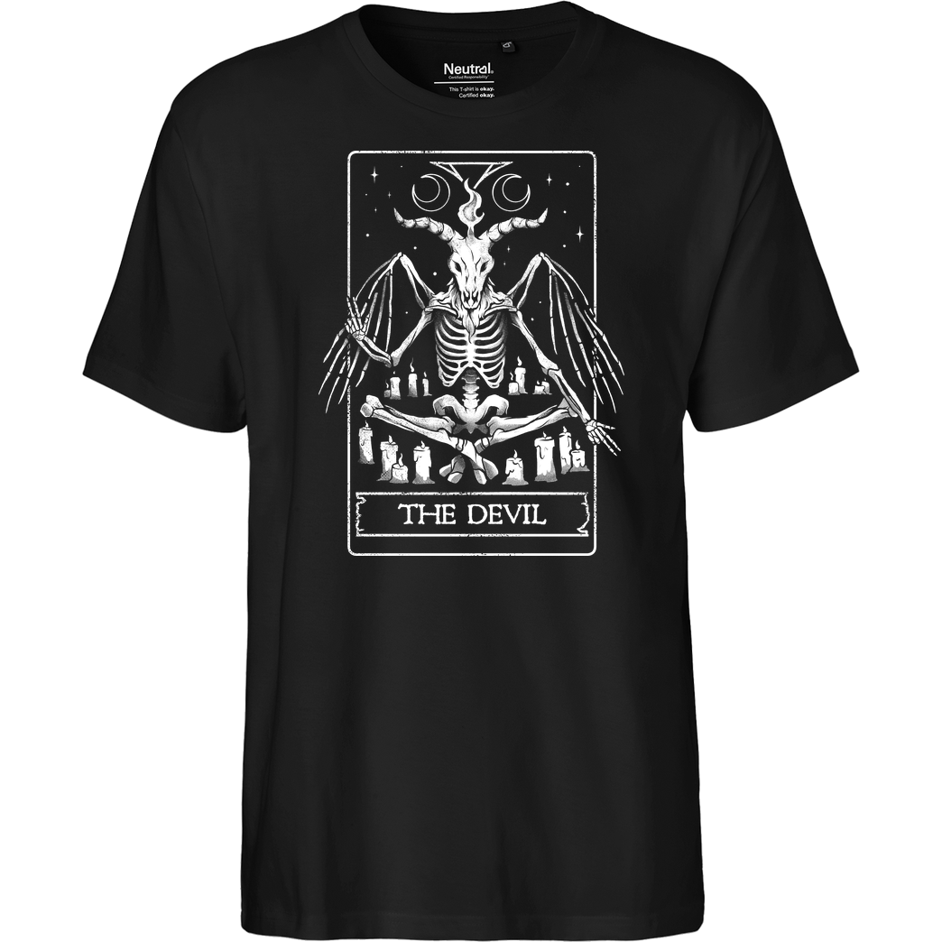 EduEly The Devil T-Shirt Fairtrade T-Shirt - black