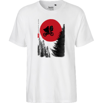 The Extra-Terrestrial in Japan Fairtrade T-Shirt - white