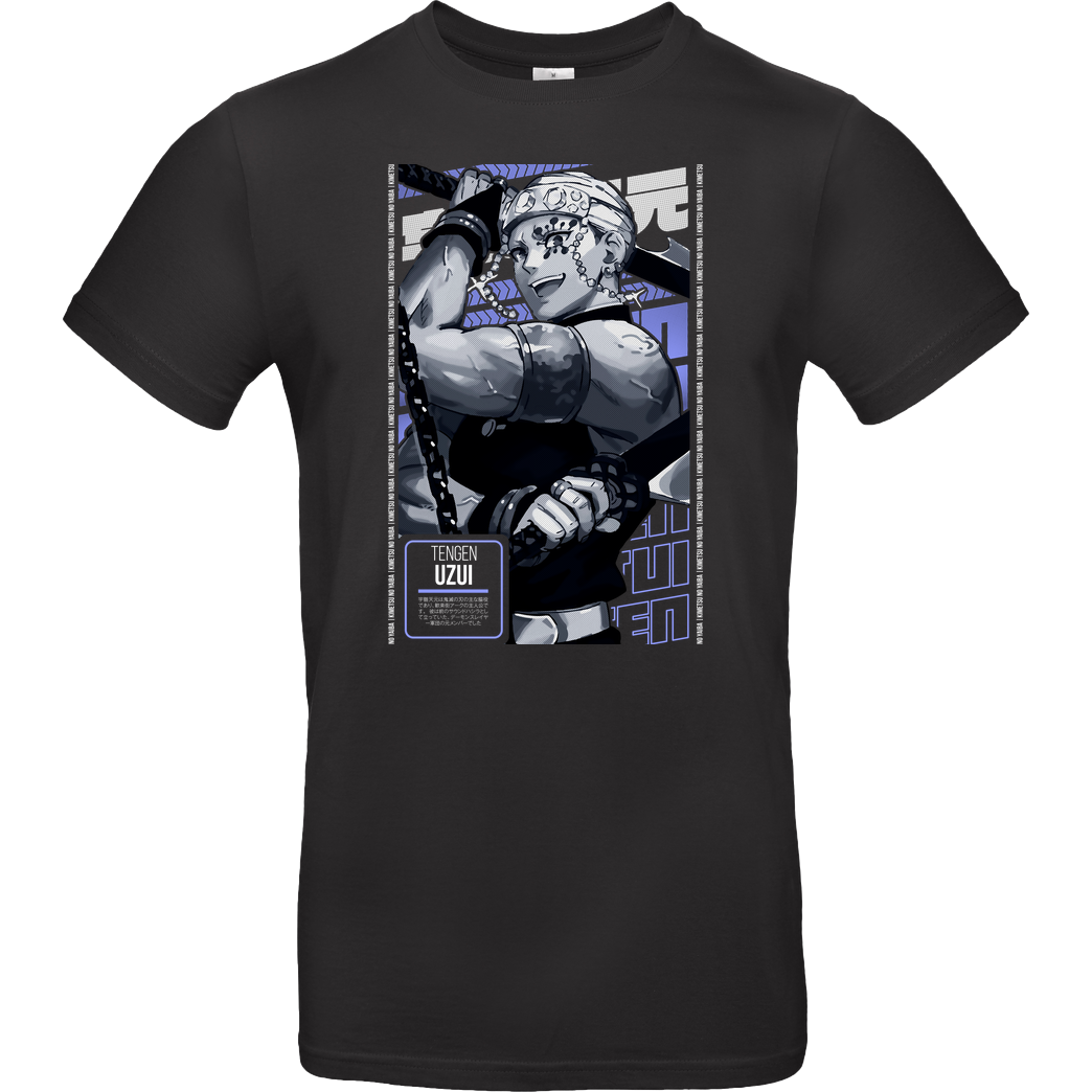 Black Kitsune The Flamboyant Sound Slayer T-Shirt B&C EXACT 190 - Black