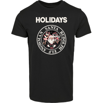 the HOLIDAYS band House Brand T-Shirt - Black