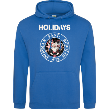 the HOLIDAYS band JH Hoodie - Sapphire Blue
