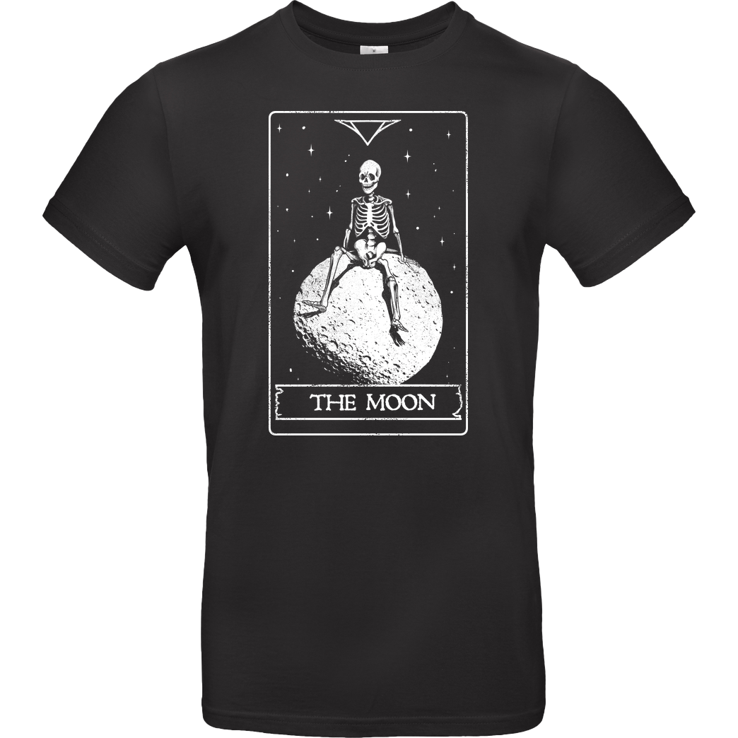 EduEly The Moon T-Shirt B&C EXACT 190 - Black