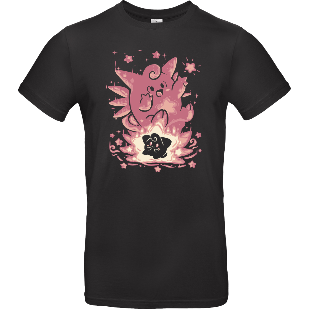 TechraNova The Moon Fairy Within T-Shirt B&C EXACT 190 - Black