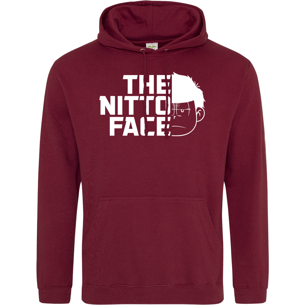 PsychoDelicia The Nitto Face Sweatshirt JH Hoodie - Bordeaux